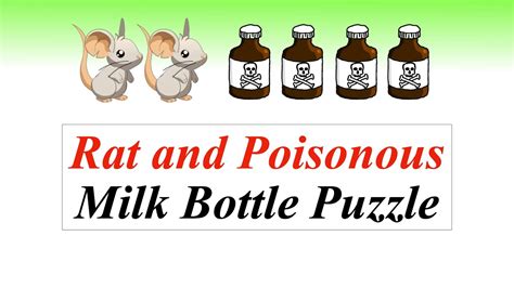 rat poison bottle puzzle